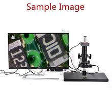 Load image into Gallery viewer, 16MP HDMI HD USB Digital Industry Video Microscope Camera Set+Big Boom Stand Universal Bracket &amp; 180X C-Mount Lens &amp; 144 LED Light

