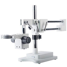 Load image into Gallery viewer, KOPPACE Stereo Microscope Double arm Bracket Lens Aperture 76mm Horizontal Movement 235mm Column Diameter 32mm

