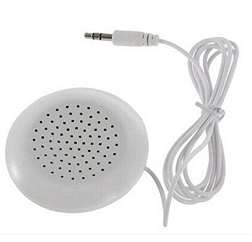 Mini White 3.5mm Pillow Speaker for MP3 MP4 Player iPod