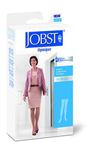 Load image into Gallery viewer, JOBST Opaque Thigh High with Silicone Dot Top Band, 15-20 mmHg Compression Stockings, Closed Toe, Large, Midnight Navy - 115762
