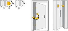 Load image into Gallery viewer, ABUS 006241 TAS82 Hinge Side Protection for the Hinge Side, Nickel Plated
