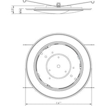 Load image into Gallery viewer, Morris 72614 14.5W 5000K LED Surface Mount Recessed Lighting Retrofit Kit, 1100 lm, 120V, 5&quot;- 6&quot;, White
