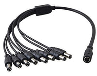 UpBright 8-Plug Splitter 8-Way Power Cord Replacement for ELEC 16 CH 8CH 4CH DVR H.264 Digital Video Recorder Power Supply Cable