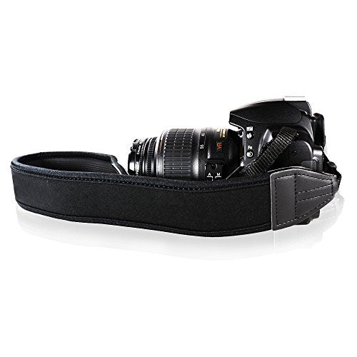 Foto&Tech High Elastic Decompression Anti-Slip Neoprene/Silicone Camera/Shoulder/Grip Neck Strap Belt Compatible with Nikon Camera