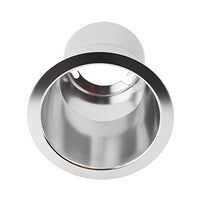 H.E. Williams Plt45-Cs Recessed Lighting Trim, Flourescent Cfl, Silver Finish