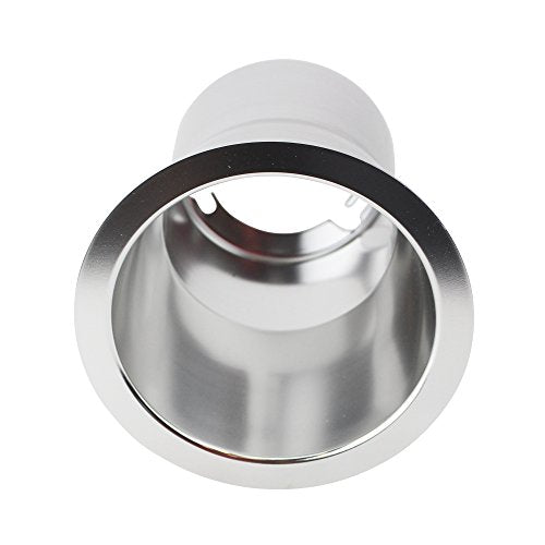 H.E. Williams Plt45-Cs Recessed Lighting Trim, Flourescent Cfl, Silver Finish