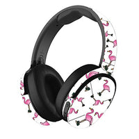 MightySkins Skin Compatible with Skullcandy Hesh 3 Wireless Headphones - Cool Flamingo | Protective, Durable, and Unique Vinyl wrap Cover | Easy to Apply, Remove, and Change Styles | Made in The USA