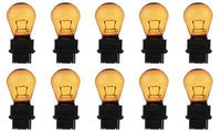 CEC Industries #3156NA (Amber) Bulbs, 12.8 V, 26.88 W, W2.5x16d Base, S-8 shape (Box of 10)