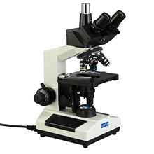 Load image into Gallery viewer, OMAX 40X-2500X Trinocular Biological Compound Microscope with Replaceable LED Light
