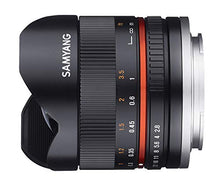 Load image into Gallery viewer, Samyang 8 mm F2.8 II Fisheye Manual Focus Lens for Fuji X - Black, 7603

