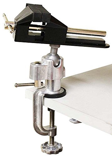 Table Vise With Drill Clamp And Ball Joint Swivel