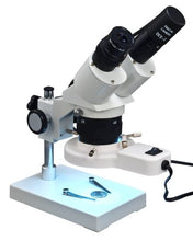 Load image into Gallery viewer, OMAX 20X-40X Digital Binocular Stereo Microscope with 8W Fluorescent Ring Light and USB Digital Camera
