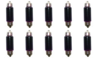 CEC Industries #3423P (Purple) Bulbs, 12 V, 5 W, EC11-5 Base, T-4 shape (Box of 10)