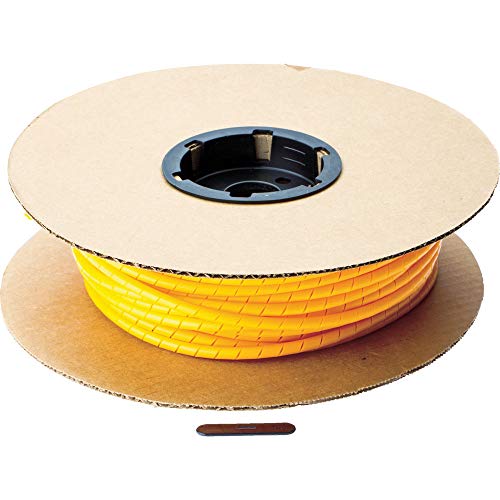 Panduit T50F-C3Y Spiral Wrap.50 by 100-Foot, Polyethylene, Orange