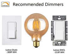 Load image into Gallery viewer, Bulbright 6PACK LED Vintage Edison Bulb, Amber Gilded Glass, G30/G95 6W LED Light Filament Bulb, E26 Base, Warm White 2700K, 50Watts Equivalent, 110-120VAC, Dimmable (Pack of 6, 6Watt)
