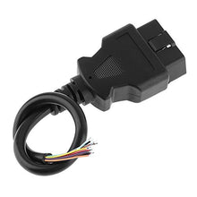 Load image into Gallery viewer, OBDII 16Pin Male Connect Opening Line Cable OBD2 Auto Car Diagnostic Tool Interface Connector with 23CM Extension Line
