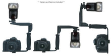 Load image into Gallery viewer, Digital Nc Nikon D3500 Flash Bracket (PivPo Pivoting Positioning) 180 Degrees (Nikon Shoe)

