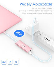 Load image into Gallery viewer, LENTION USB-C Multi-Port Hub with 4K HDMI Output, 4 USB 3.0, Type C Charging Compatible 2023-2016 MacBook Pro, New Mac Air &amp; Surface, Chromebook, More, Stable Driver Adapter (CB-C35, Rose Gold)
