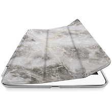 Load image into Gallery viewer, CasesByLorraine Apple iPad Pro 9.7&quot; Case, Gray Marble Print Stylish Smart Cover for iPad Pro 9.7 inch with auto Sleep &amp; Wake Function - X01
