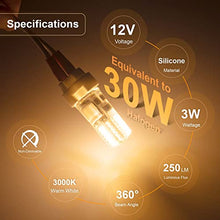 Load image into Gallery viewer, DiCUNO G4 3W Bi-pin LED Bulb, 30W T3 Halogen Bulb Equivalent, AC/DC 12V Warm White 3000K, Non-dimmable LED Light Bulb for Home Landscape of 10 Pcs
