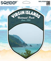 Squiddy Virgin Islands National Park - Vinyl Sticker for Car, Laptop, Notebook (5