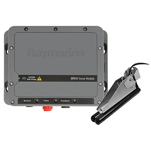 Raymarine E70257 CP200 Sounder Module with Transom Mount Transducer