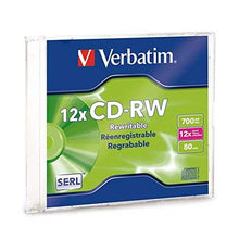 Load image into Gallery viewer, Verbatim High Speed Branded CD-RW Disc
