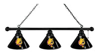 Ferris State 3 Shade Billiard Light with Black Fixture by Holland Bar Stool