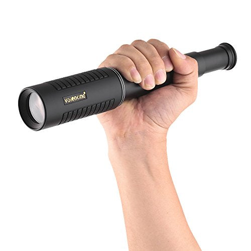 Lixada 25x30 High Power Mini Compact Monocular BAK4 Roof Prism Portable Collapsible Telescope