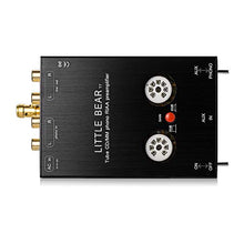 Load image into Gallery viewer, Little Bear T7 Vacumn Tube Mini Phono Stage RIAA MM Turntable Preamp &amp; HiFi Tube Pre-Amplifier (Black)
