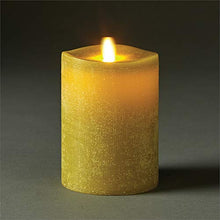 Load image into Gallery viewer, LIGHTLI Moving Flame Indoor Pillar 3.5&quot; X 5&quot;,Linen Moss
