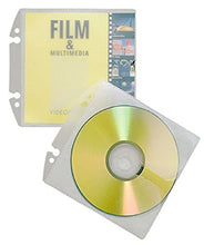 Load image into Gallery viewer, Durable CD/DVD Easy Punched Cover Pocket - Transparent (Pack of 10)
