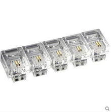 Load image into Gallery viewer, Davitu 50 pcs/lot Durable RJ11 RJ-11 6P6C 6P4C 6P2C Modular Plug Telephone Phone Connector and NC Crystal Head - (Color: 4 PIN)
