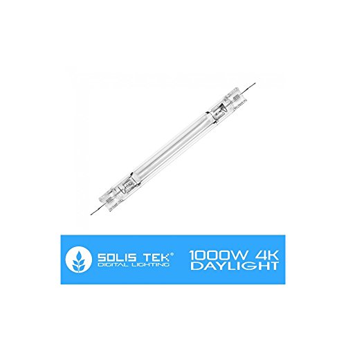 SolisTek 1000W Metal Halide Double Ended 4K Daylight Lamp