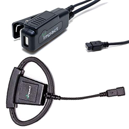 Impact I5-G1W-D1 Gold Series 1-Wire Surveillance Earpiece Kit for Icom F & M Series Two-Way Radios