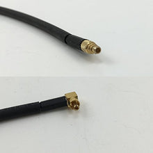 Load image into Gallery viewer, 12 inch RG188 MMCX MALE to MC CARD MALE ANGLE Pigtail Jumper RF coaxial cable 50ohm Quick USA Shipping

