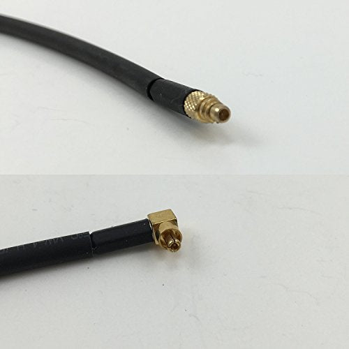 12 inch RG188 MMCX MALE to MC CARD MALE ANGLE Pigtail Jumper RF coaxial cable 50ohm Quick USA Shipping