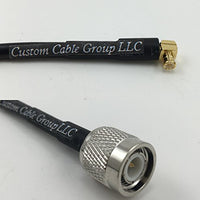 12 inch RG188 MCX MALE ANGLE to TNC MALE Pigtail Jumper RF coaxial cable 50ohm Quick USA Shipping