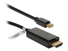 Load image into Gallery viewer, QVS Standard Video/Audio Cable - Displayport/HDMI Black (MDPH-06BK)
