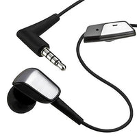 Headset Mono 3.5mm Hands-Free Earphone Single Earbud Headphone Earpiece w Mic Wired [Black] for AT&T Samsung Galaxy S7 Edge (SM-G935A) - AT&T Samsung Galaxy S8 - AT&T Samsung Galaxy S8 Active