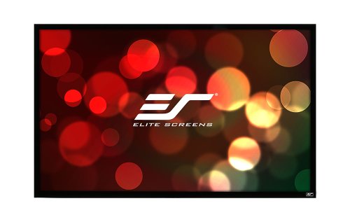 Elite Screens ezFrame Series, 120-in 16:9, Sound Transparent AcousticPro1080P2 Fixed Frame Projection Screen, R120WH1-A1080P2
