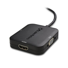 Load image into Gallery viewer, Cable Matters Mini Display Port To Hdmi Adapter With Vga And Dvi 3 In 1 Adapter In Black   Thunderbol
