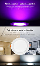 Load image into Gallery viewer, LGIDTECH FUT069 Miboxer 15W RGB CCT LED Recessed Ceiling Downlight 7 Inch AC85-265V IP54 Color Changing And Temperature Adjustable.RF Remote,B4 B8 Panel And Hub For Smartphone Control is Sold Separate
