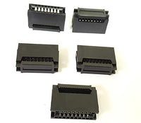 Connectors Pro 5-Pack 16P 2.54mm IDC Card Edge Connector, 16 Pins CE for 1.27mm Ribbon Cable