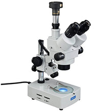 Load image into Gallery viewer, OMAX 3.5X-90X Trinocular Zoom Stereo Microscope with 10MP Digital Camera
