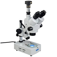 OMAX 3.5X-90X Trinocular Zoom Stereo Microscope with 10MP Digital Camera