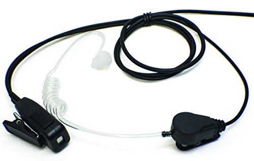 Single-Wire Surveillance Mic Kit for Motorola Radios CP200 CP200XLS CP200D CP185 EP450 S49 Commercial Series
