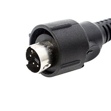 Load image into Gallery viewer, Tenq Mini DIN Plug Connect Throat Vibration MIC with Lock for Two-Way Radio Icom IC-F3 IC-F3S IC-F4 IC-F4S IC-F4SR Cobra FRS250 FRS300 FRS305MA PR1100WX PR2000 HH37ST HH38WXST
