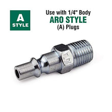 Load image into Gallery viewer, Primefit AK1001-2 1/4-Inch ARO Steel Coupler Set with Male Plug, 2-Piece
