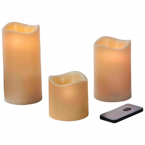 Mitaki HHCANDLE Japan Candle Set with Remote Control/Soft Flickering LED Lights/re, 6